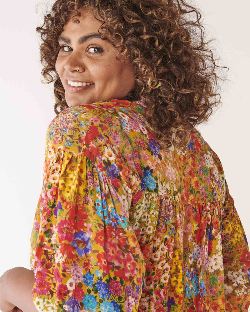 Forever Floral Silk blouse
